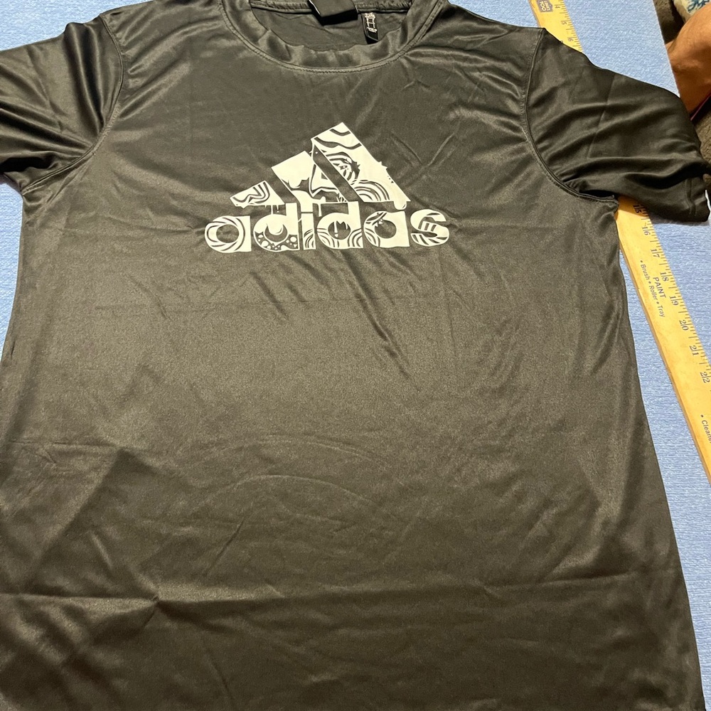 Adidas Black Graphic Men's Tee Large